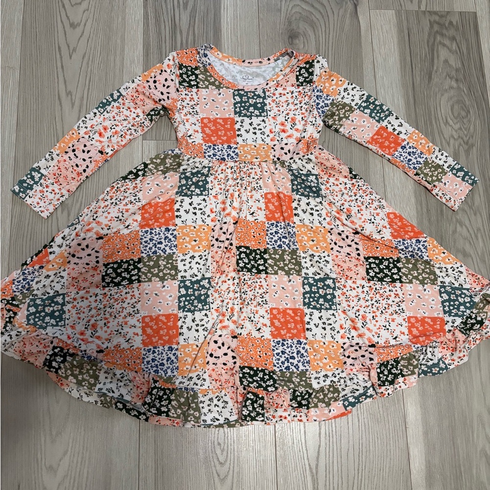 Love Eloise Sadie Patchwork Twirl Dress Size 4T